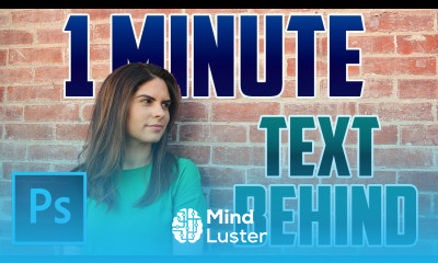 Photoshop CC How to Put Text Behind an Object