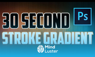 Photoshop CC How to Add a Gradient to a Stroke