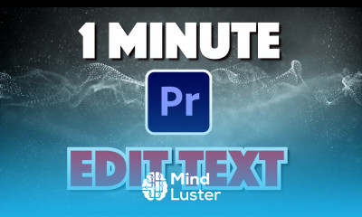 Premiere Pro How to Edit Text