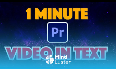 Premiere Pro How to put Video in Text