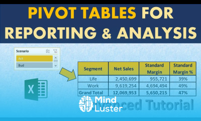 Advanced Pivot table tricks for Reporting and Analysis
