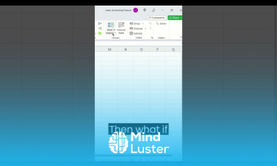 Excel Data Table for price volume profit sensitivity