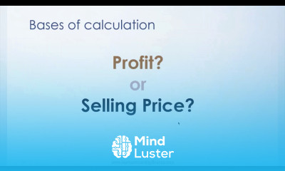 Sales Variance Analysis Course Profit vs Selling price and impact on variances