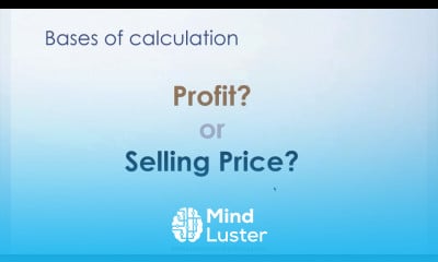 Sales Variance Analysis Course Profit vs Selling price and impact on variances