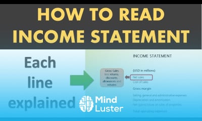 Income statement explained by Line