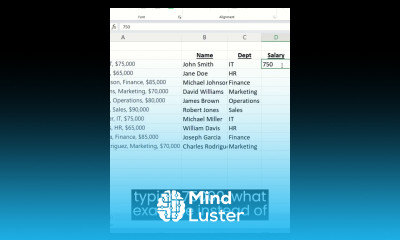 Quickly Split Data in Excel into columns with Flash fill