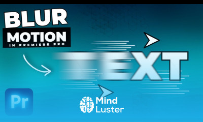 How To Add MOTION BLUR To TEXT In Premiere Pro