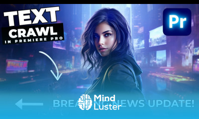 How To Add A Horizontal TEXT CRAWL In Premiere Pro