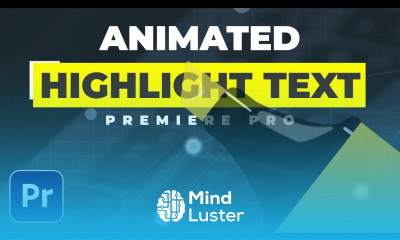 ANIMATED Pan HIGHLIGHT TEXT Effect In Premiere Pro