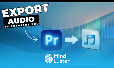 How To EXPORT Audio ONLY In Premiere Pro