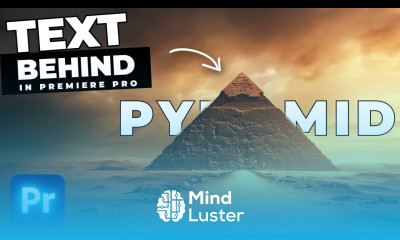 Learn How To Add TEXT Behind STATIC OBJECTS In Premiere Pro - Mind Luster