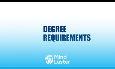 Degree Requirements
