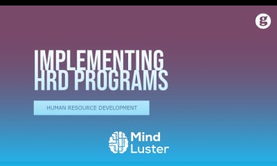 Implementing Human Resource Development