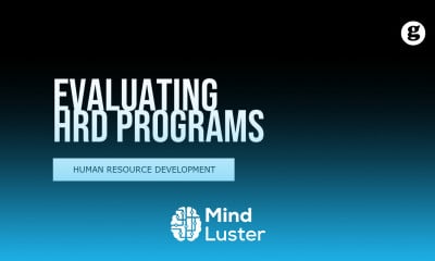Evaluating HRD Programs