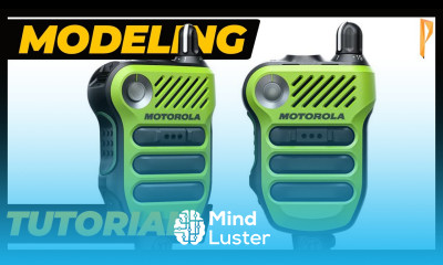 Industrial Design Product Modeling 25 Walkie Talkie