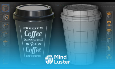 Beginner 3D Modeling 2 Paper Coffee Cup Basic Subdivision Surface Texturing Tutorial