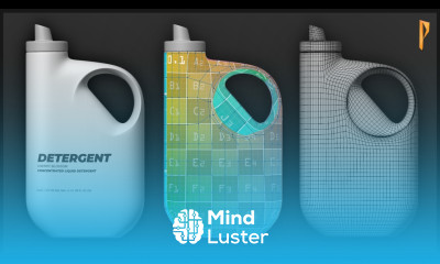 Modeling UV Unwrapping and Texturing Tutorial 31 Detergent Bottle