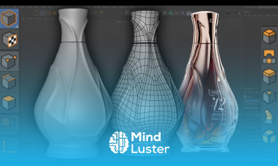 Complex Glass Bottle 3D Modeling Cinema 4D Modeling Tutorial