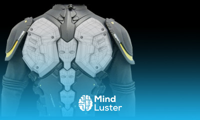 Cinema 4D HARD SURFACE MODELING TUTORIAL Sci Fi Armor piece PART 1 no audio