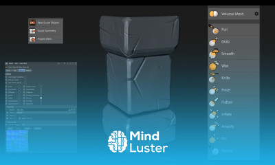 Cinema 4D Sculpting and Baking a Stylized rock Tutorial