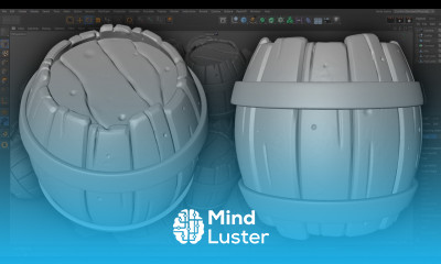 Model and Sculpt a Stylized Barrel Cinema 4D Modeling and Sculping Tutorial
