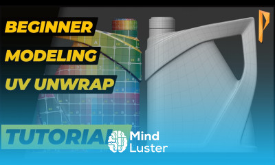 Beginner 3D Modeling 6 Bottle SubD and UV Unwraping Tutorial