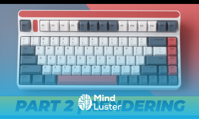 Model UV Texture and Render A Keyboard Cinema 4D Tutorial Part 2 Rendering