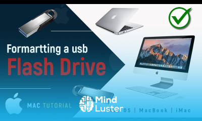 How to Format a USB Flash Drive or External Hard Drive on a Mac OS MacBook iMac