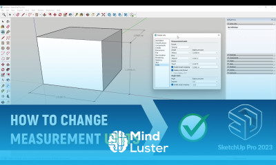 How to Change Units of Measure in SketchUp Pro 2023 Feet Inches Meters Yards