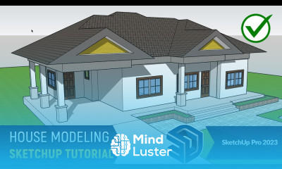  How to Design Build or Create a House in SketchUp Pro 2024 3 Bedroom House