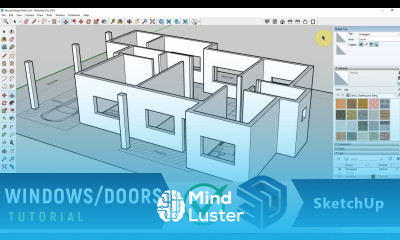 How to Easily Create Windows and Door Holes on Walls in SketchUp Pro 2023