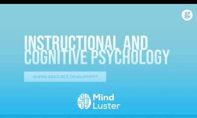 Instructional and Cognitive Psychology