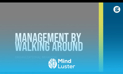 Management by Walking Around