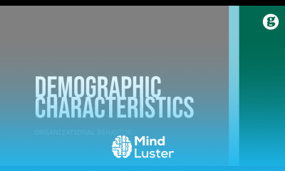 Demographics Characteristics