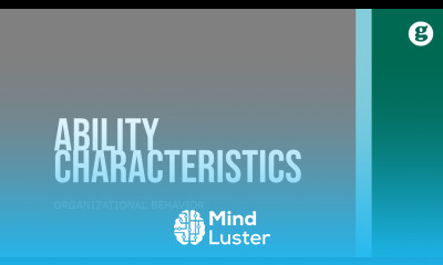 Ability Characteristics