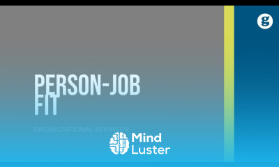 Learn Person Job Fit - Mind Luster
