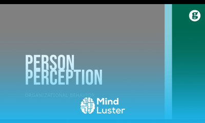 Learn Person Perception - Mind Luster