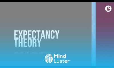 Learn Expectancy Theory - Mind Luster