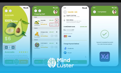 How to Create Interactive Add to Cart Buttons Adobe XD App UI UX Design Tutorial