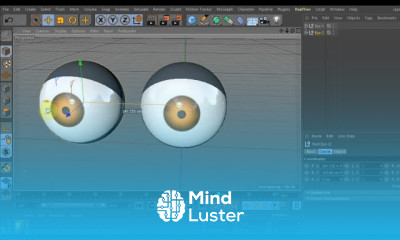 Cartoon Eye Modeling Animation In Cinema 4D C4D Tutorial 2021