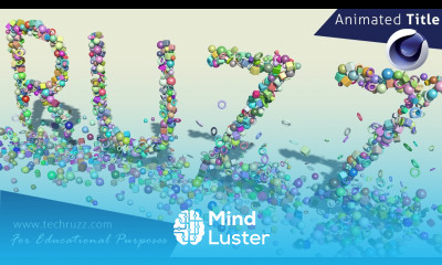 Cinema 4D Animated Mograph Title Tutorial For Beginners