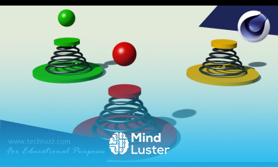 Dynamic Spring Push Effect In Cinema 4D Bouncing Ball Cinema 4D Animation