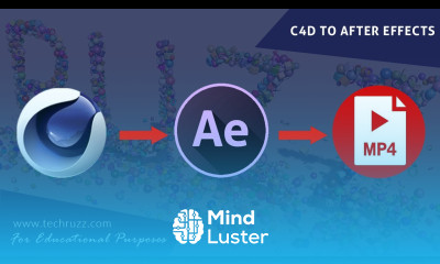 How To Export Import CINEMA 4D Animation Into After Effects Then Render To Video AVI MP4