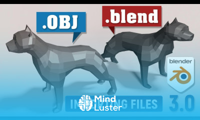 How to Import OBJ Files and Blender Files into Blender 3 0