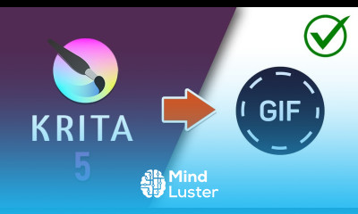 How to Save Export Render Krita 5 Animation as GIF Krita to GIF