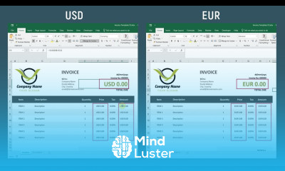  How to Change Currency Symbol in Excel Excel Invoice Template