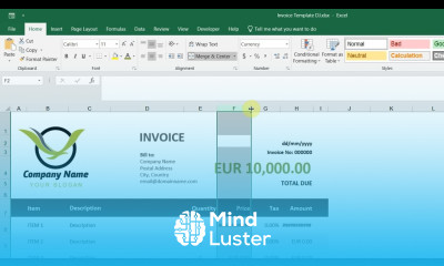  How to Change Column Width and Row Height in Excel Excel Invoice Template