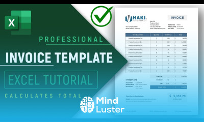  How to Create an Invoice Template in Excel 2024