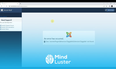 How to Fix Joomla 4 Error Class Joomla Plugin Behaviour Taggable Extension Taggable not found