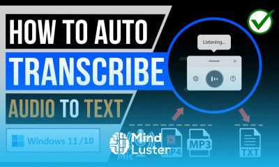 Learn How to Transcribe Audio to Text Automatically in Windows 11 For ...